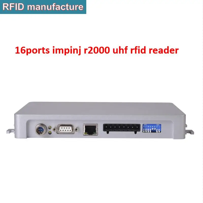 16 портов пассивный uhf rfid считыватель INDY Impinj R2000 TCP/IP(RJ45)865 ~ 928 МГц для марафона