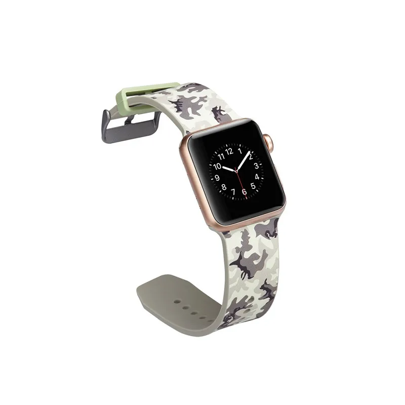 Силиконовые ремешки для Apple Watch Band 38 мм 42 мм браслеты силиконовый ремешок для Apple Watch 4 44 мм 40 мм ремешки для часов 20 цветов