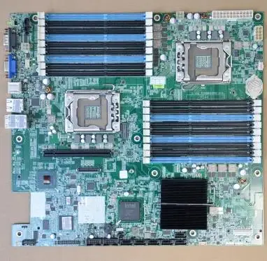 Виртуальная машина более открытая двойная игра X58 S5520HC 1366 материнская плата сервер - Цвет: Белый