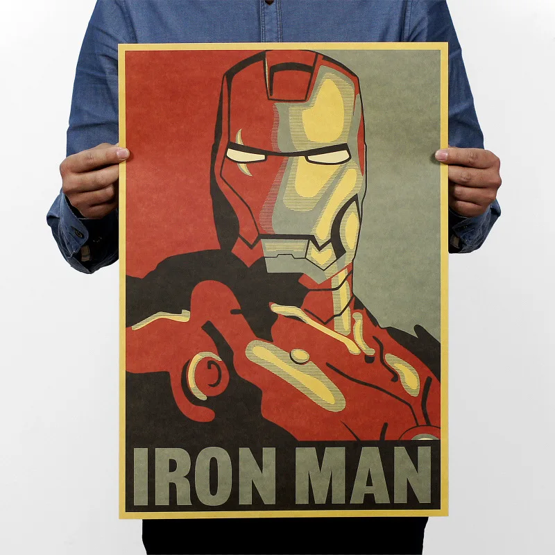 Крутое Новое поступление Marvel Железный человек Мстители 4 винтажный постер из