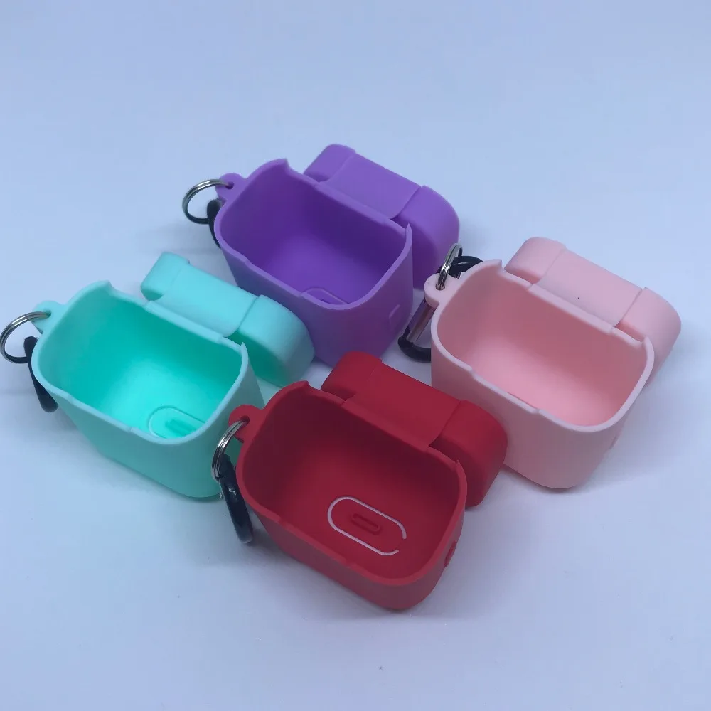 Чехол для наушников для Xiaomi Airdots Pro, зарядная коробка для Xiaomi Air TWS, силиконовый защитный чехол+ ремень против потери+ карабин