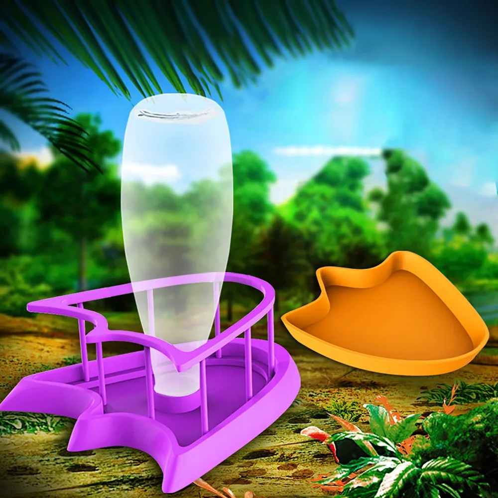 Поднос для подачи воды чаша кормления Gecko Lizard рептилий черепаха декор террариума