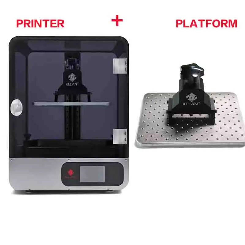 printer add platform Kelant 8,9 дюймов 2 K 3d принтер Фотон УФ-смола SLA Light-Cure 192*120*160 мм Строительная область принтер 3д принтер - Цвет: printer add platform