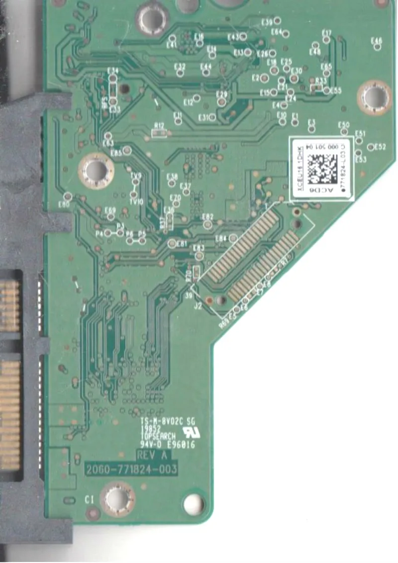 1 шт. оригинальная бесплатная доставка 100% тест HDD PCB плата 2060 771824 003/2060 003 REV
