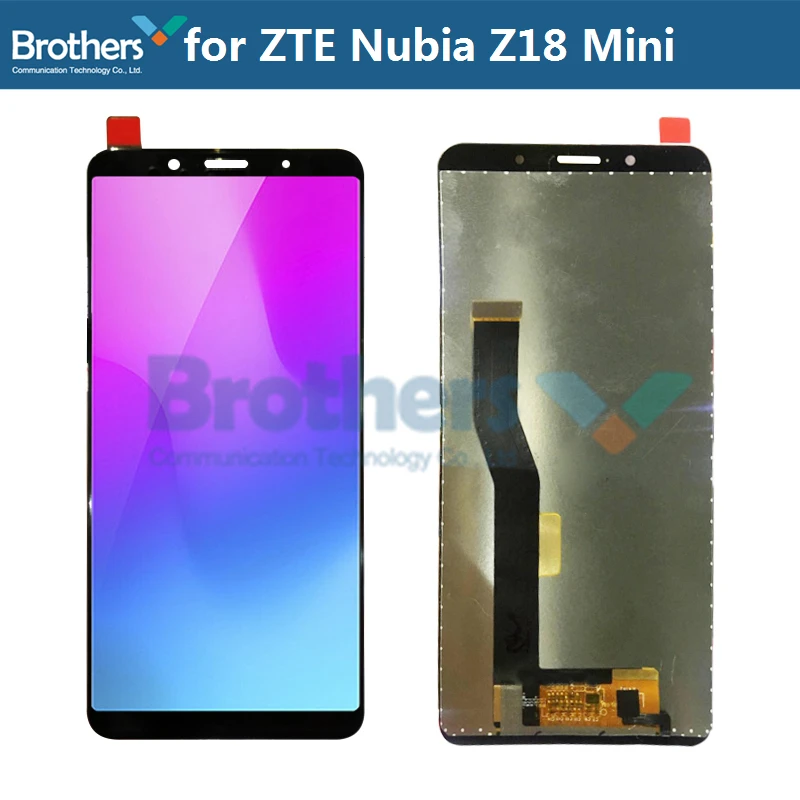 ЖК-дисплей для ZTE Nubia Z18 Mini, сенсорный экран с дигитайзером для ZTE Z18 Mini, ЖК-экран в сборе, замена телефона, протестированная работа
