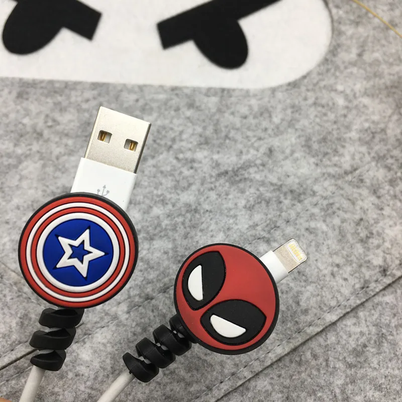 Защитный кабель для iPhone iPad USB зарядки и передачи данных Samsung Huawei Xiaomi защита кабеля