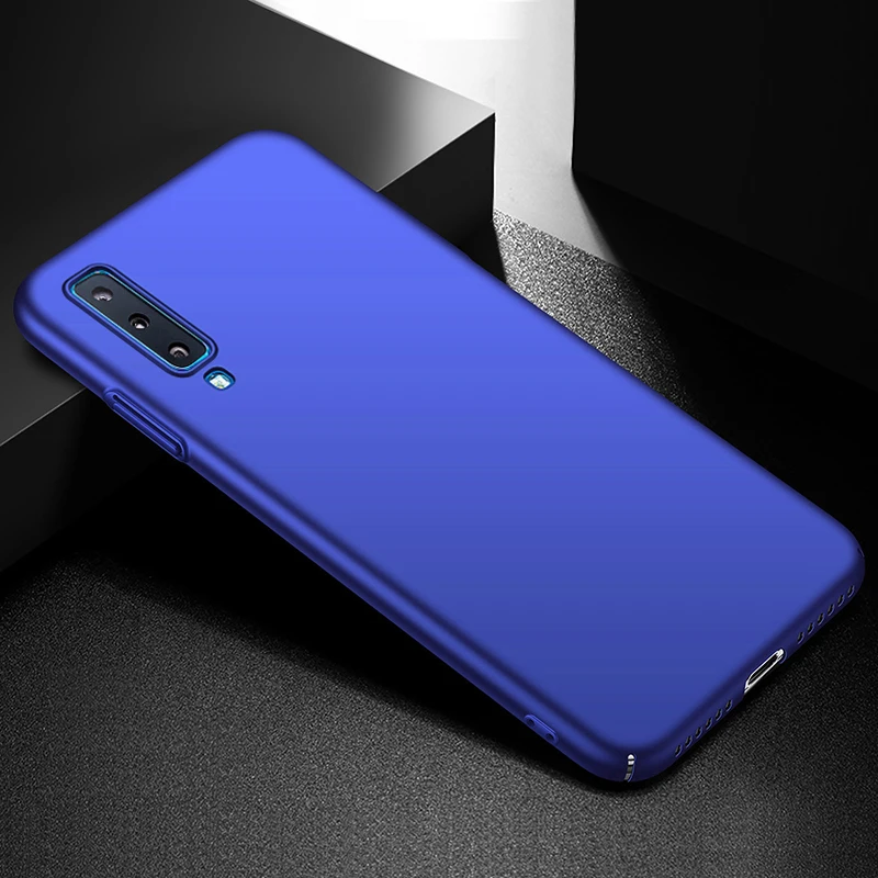 YueTuo Coque чехол для Samsung Galaxy A7 7 2018 A750 Жесткий ПК на роскошный простой матовый
