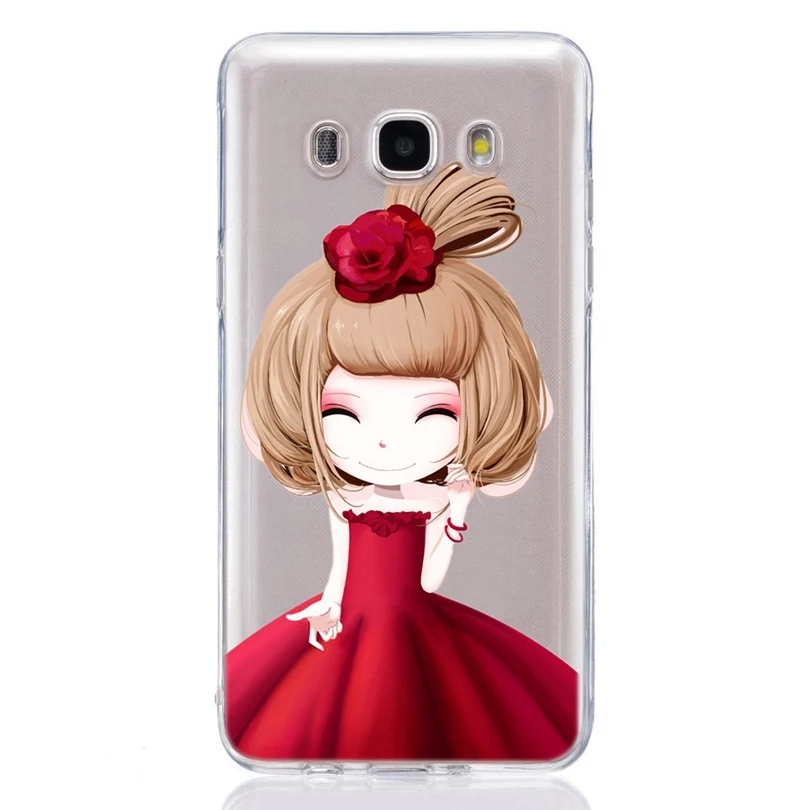 Для Samsung Galaxy A3 A5 2016 2017 prime J1 J2 J3 J5 J7 TPU цветной мягкий женский милый окрашенный чехол