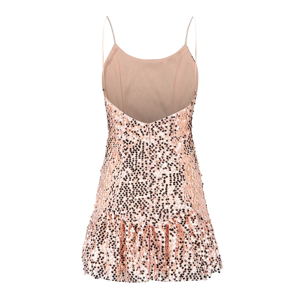 Robe femme женские Дамские облегающие платья с блестками блестящие миди платье