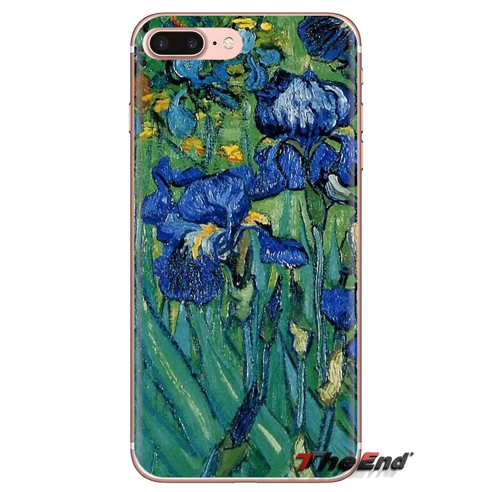 Для HTC One U11 U12 X9 M7 M8 A9 M9 M10 E9 Plus Desire 630 530 626 628 816 820 830 мягкий чехол цветок Винсент Ван