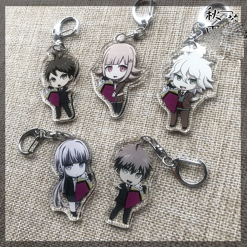 Мультфильм Danganronpa Kyouko Naegi Hinata Nagito Nanami косплей брелок акриловый в стиле аниме