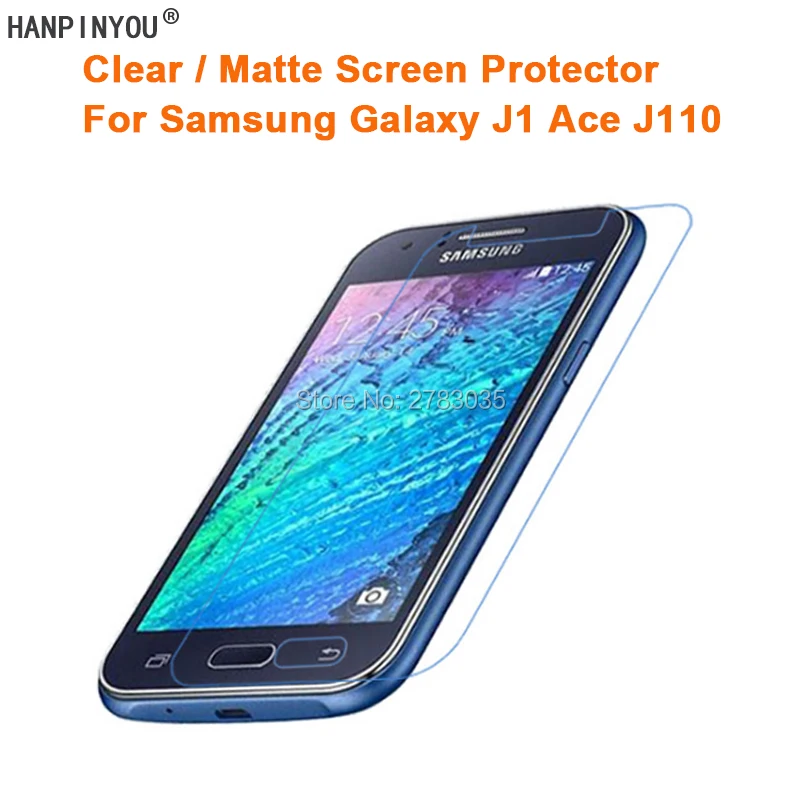 Для Samsung Galaxy J1 Ace J110M J110F J110G 4 3 &quotпрозрачная глянцевая/Антибликовая матовая