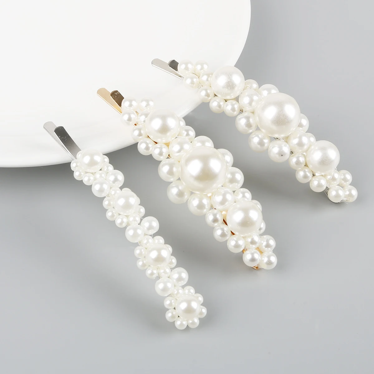 2019 Корея розовая ракушка шпильки винтажный геометрический Овальные Заколки для