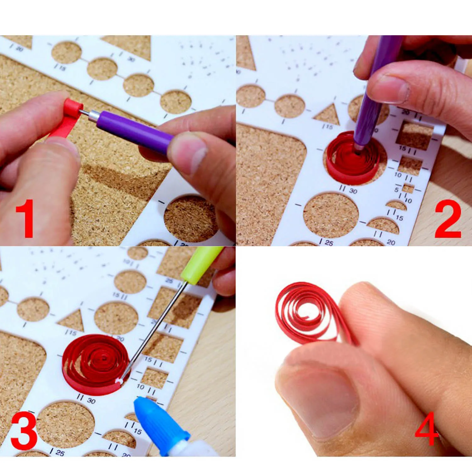 Complete Quilling Paper Material 600 Strips w/8 Kinds Necessary Kit for Beginners DIY Scrapbooking Drawings Craft Tools | Дом и сад