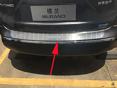 

Защитная крышка заднего внешнего бампера для Nissan Murano Steel Trim 2015-2017