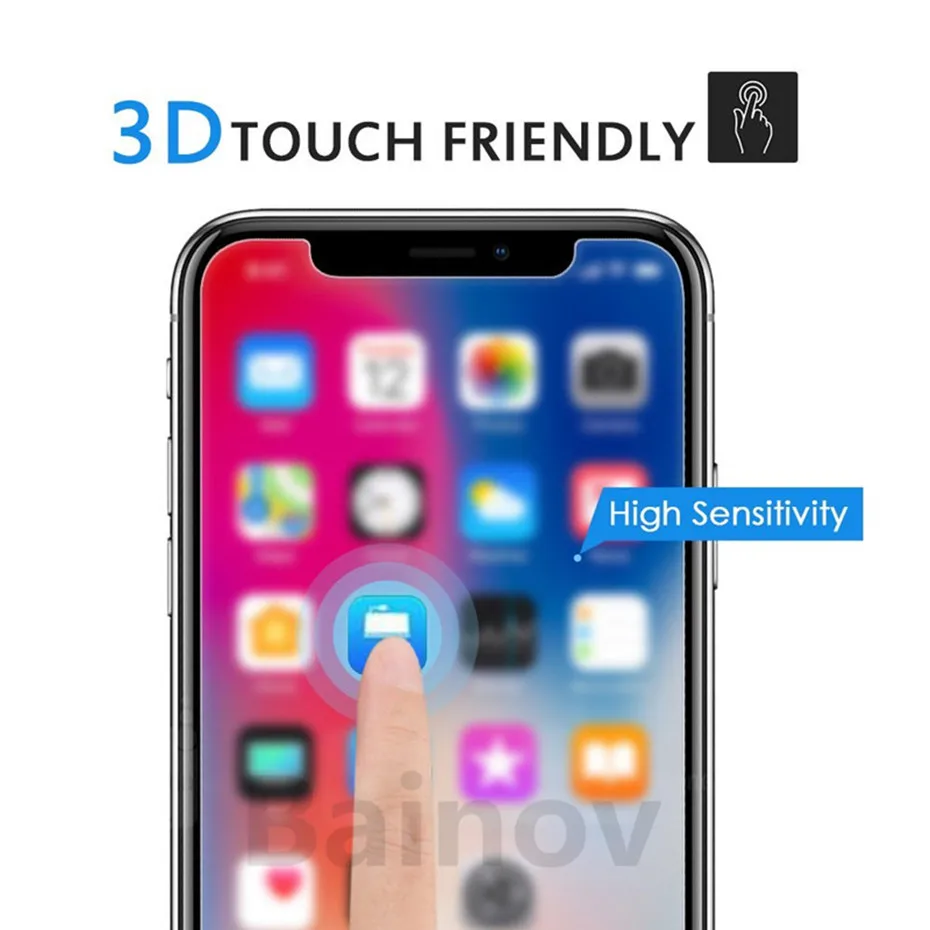 2 шт Защитное стекло для iphone X XS max 8 7 6 6s 5 5S se 4 4s XR 9 H защитный экран закаленное