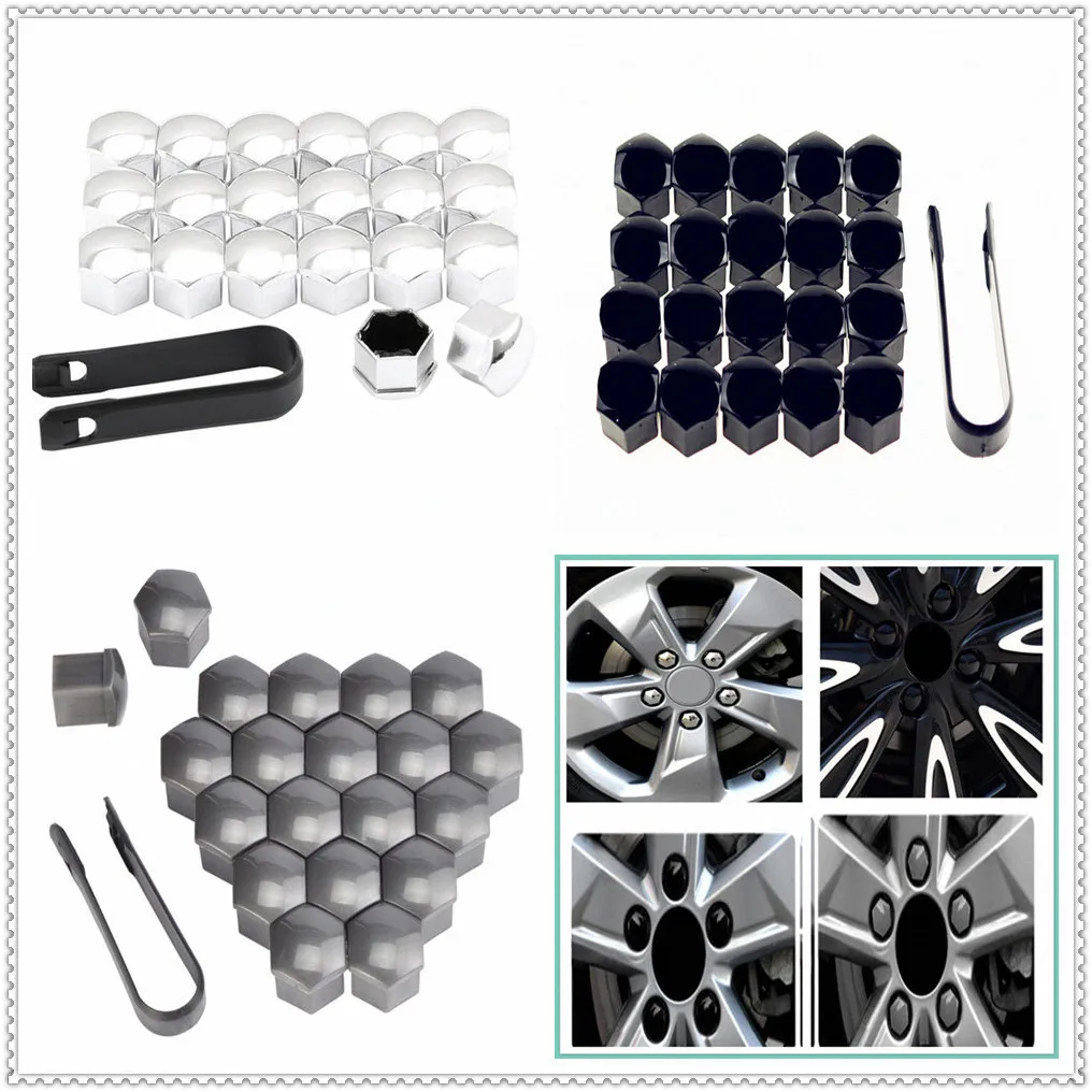 20 шт. колеса автомобиля гайка крышки Автоматический винтовой крышкой 17/19/21 мм