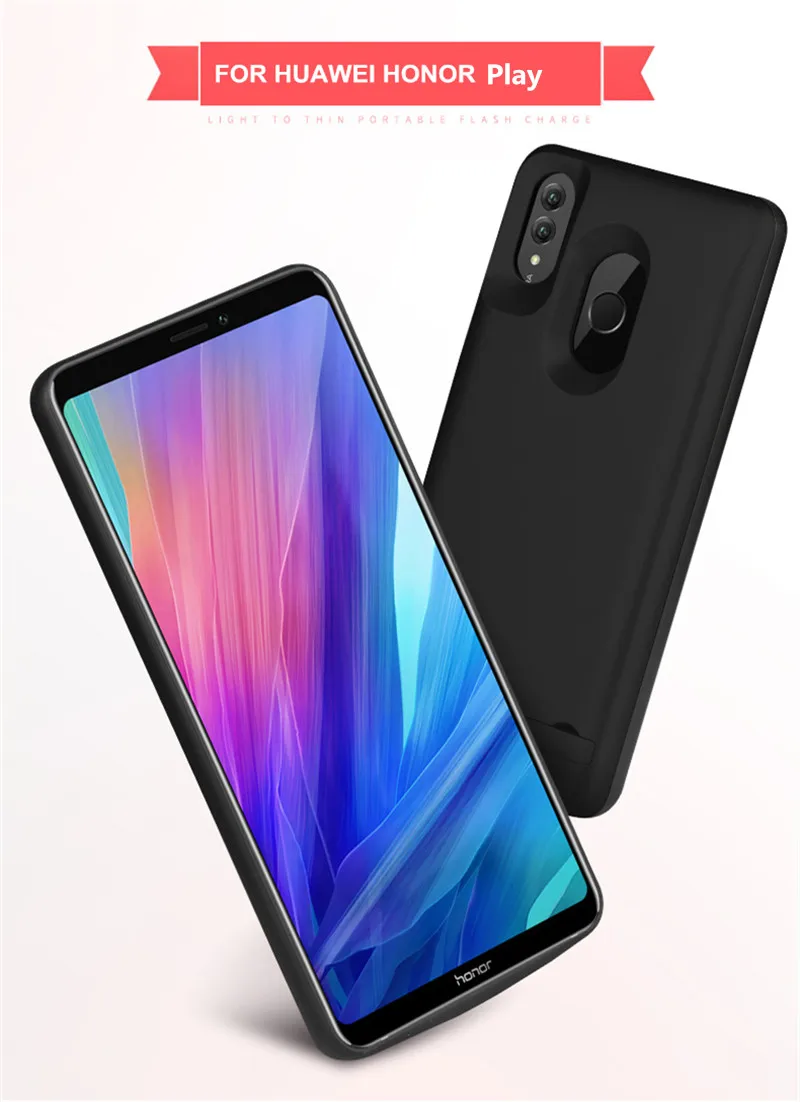 ZKFYS 6000 мАч портативный внешний аккумулятор чехол для huawei Honor Play тонкий и светильник для быстрой зарядки телефона чехол для батареи