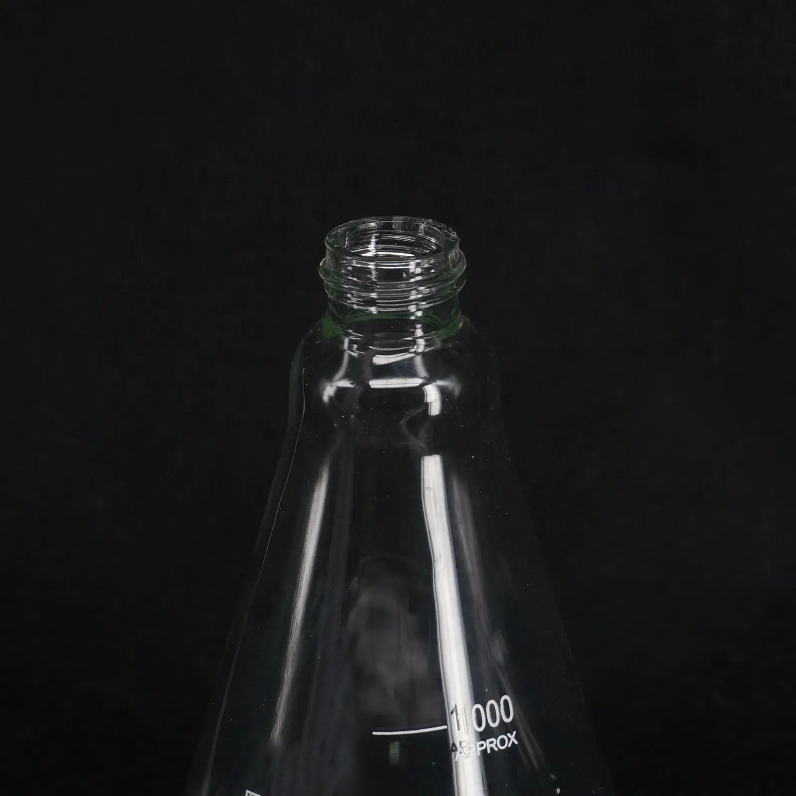 Borosilicon Glass 1000ml Conical Erlenmeyer Narrow Mouth Screw Cap Flask Lab Glassware | Канцтовары для офиса и дома