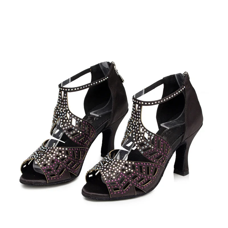 Женщина Туфли для латинских танцев дамы девочки тапки Танцы обувь Для женщин