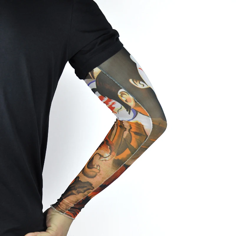 OPHIR 6Pcs Arm Tattoo Sleeves Assorted Mix Nylon Stretchy Fake Body Stockings_TA029 | Красота и здоровье
