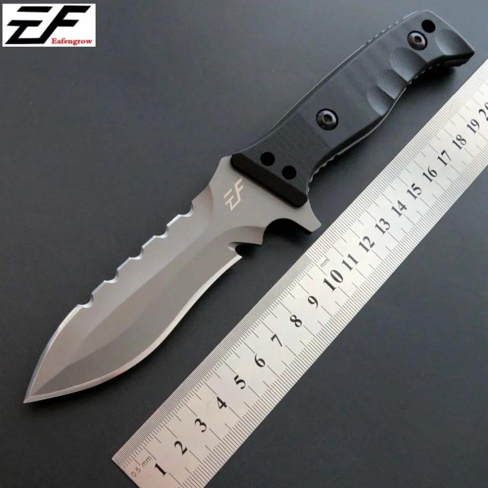 Eafengrow EF22 440C Лезвие G10 ручка нож с фиксированным клинком инструмент для выживания
