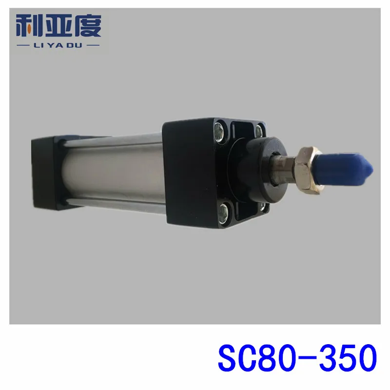 SC80*350 Rod aluminum alloy standard cylinder SC80X350 pneumatic components 80mm Bore 350mm Stroke | Обустройство дома