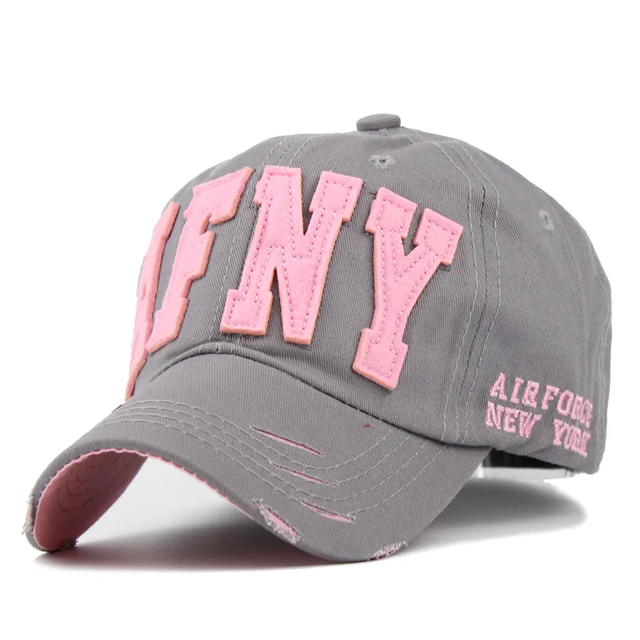 Gray Новая модная брендовая бейсбольная кепка AFNY Snapback, Спортивная Кепка Snapback, Кепка для хип-хопа s, полностью закрытая Кепка для папы, солнцезащитные шапки Gorras для мужчин и женщин JS009 - Цвет: Gray