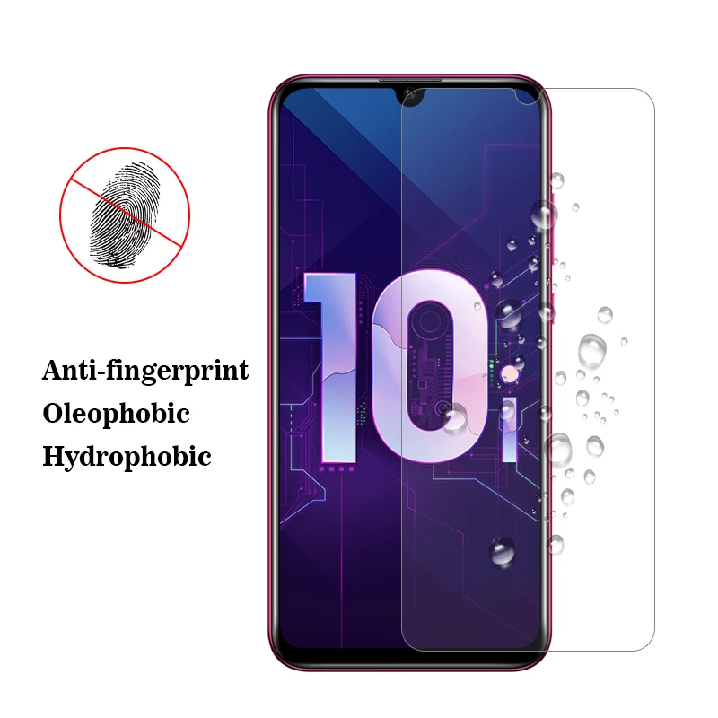 Закаленное стекло для Huawei Honor 10i защита экрана 2 5 D ультра тонкий 9H защитный