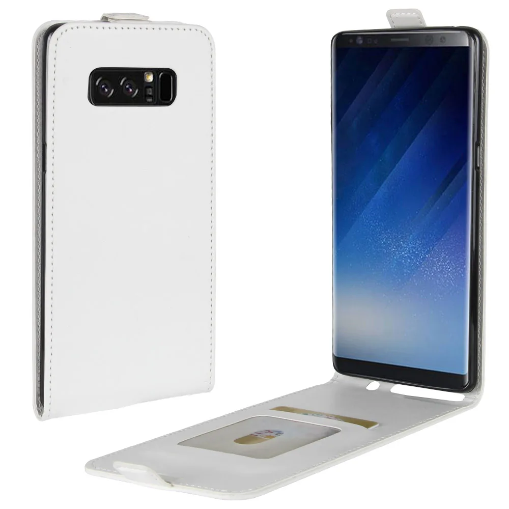 Мобильный Телефонные Чехлы для Galaxy Note 8 чехол раскладушка флип PU покрытие края