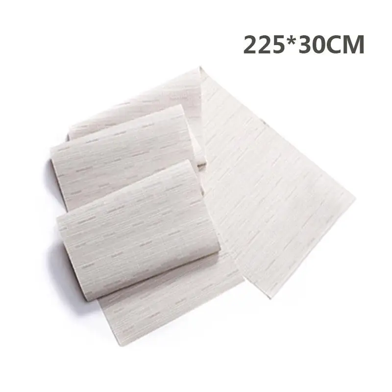 1 шт 180*30 см/225*30 столовые приборы, чистый цвет, настольный флаг, Бамбуковая тканая скатерть, Экологичная, изоляционная, украшение дома - Цвет: 22530