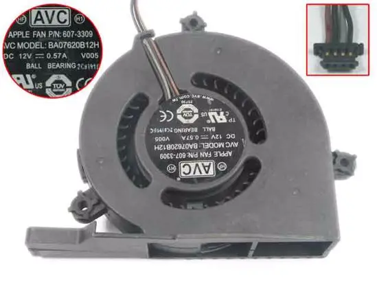 AVC BA07620B12H DC 12V 0.57A 4 проводной Сервер вентилятор охлаждения|Кулеры и системы