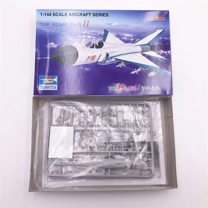 1:144 Китай PLAAF F-8 II истребитель военный сборочный самолет модель