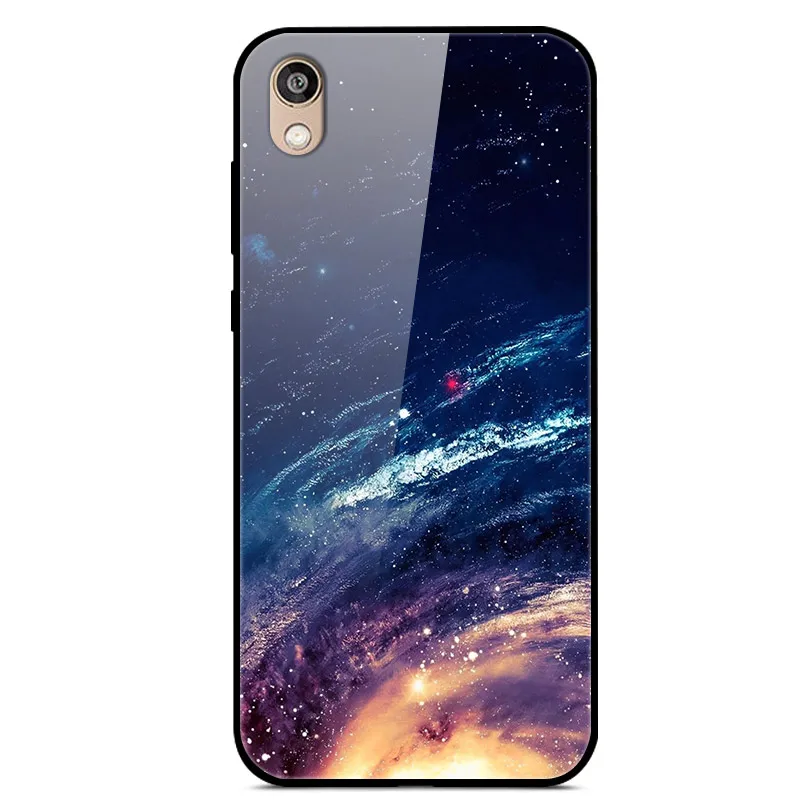 13 Чехол для Honor 8 S, чехол для huawei Honor 8 S, чехол из закаленного стекла с изображением планеты и космоса, чехол для huawei Honor 8 S 8 S KSE-LX9, чехол - Цвет: 13