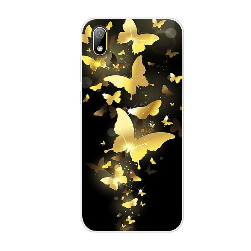 Мультяшный чехол для Huawei Y5 2019 Мягкая силиконовая задняя крышка телефона Y6 Y7 Y9