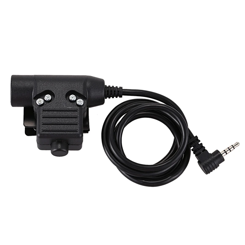 Headset Adapter Z113 for Walkie-Talkie Yaesu 3.5mm 4 Pole U94 PTT Cable profession | Электроника