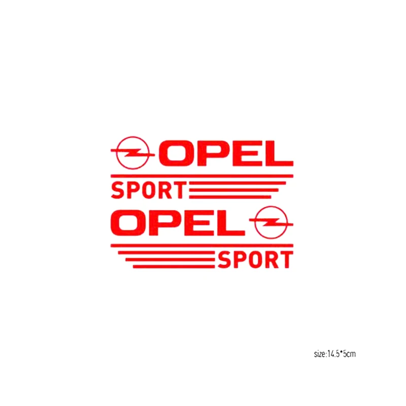1 Pair SPORT Rearview Mirror Car Stickers Decal Car-Styling For Opel Art Decor |