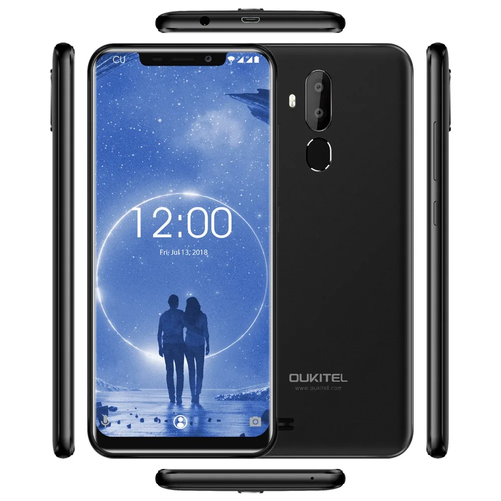 OUKITEL C12 3g телефон 6 18 &quotAndroid 8 1 MT6580 четырехъядерный 1. Гц 2 ГБ + 16 Гб 8MP 2.0MP