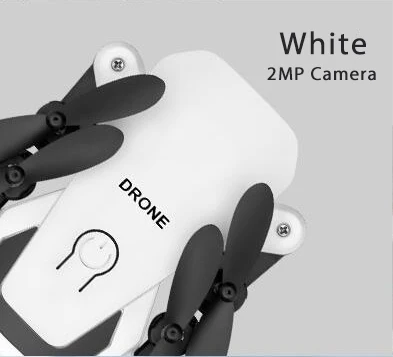 2MP Camera-White LYZRC мини-Дрон с камерой HD складной Wi-Fi FPV RC Квадрокоптер Безголовый режим удержания высоты Микро Карманный селфи Дрон - Цвет: 2MP Camera-White