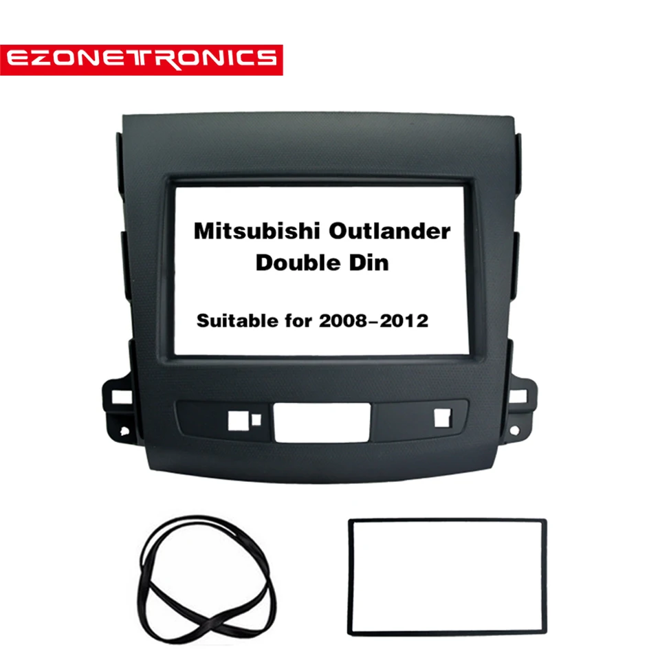 2 din fascia Для Mitsubishi Outlander 2008 двойная Din Fascia аудио фитинг стереомагнитола для