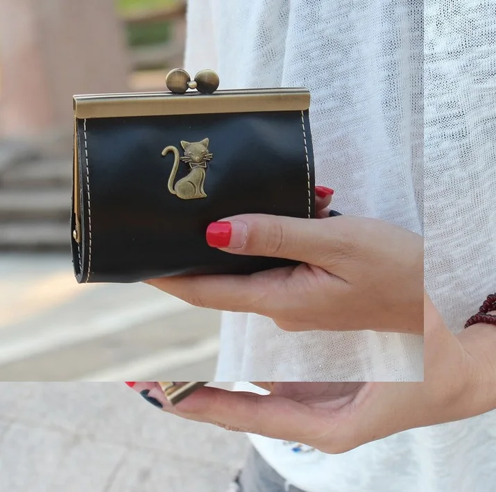 Маленькая женская сумочка из бронзы в стиле ретро|change purse|coin pursewomen coin purse |