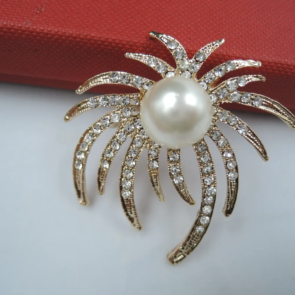Модная стеклянная жемчужная брошь|pearl brooch|brooch fashionfashion brooch |