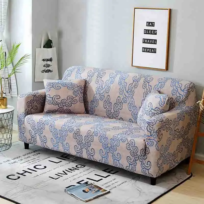 Slipcovers диван плотный обертывание все включено нескользящий секционный эластичный чехол на весь диван/полотенце один/два/три/четыре-местный - Цвет: Фиолетовый