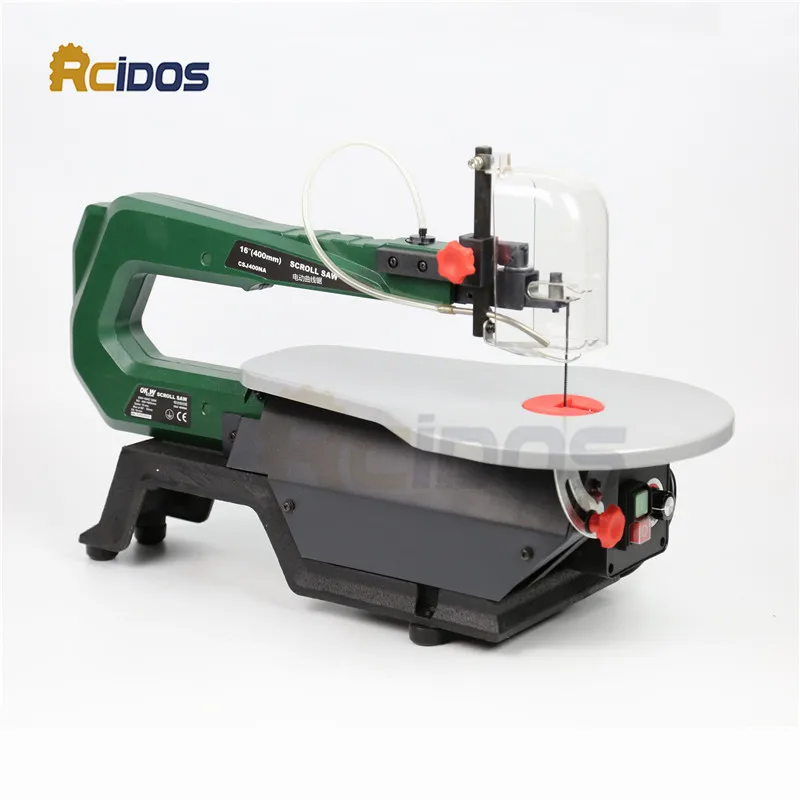 220V machine 16 дюймов прокрутка пила RCIDOS мини настольная пила/настольный DIY станок для резки по дереву, пластик/акрил резак, 220 В - Цвет: 220V machine