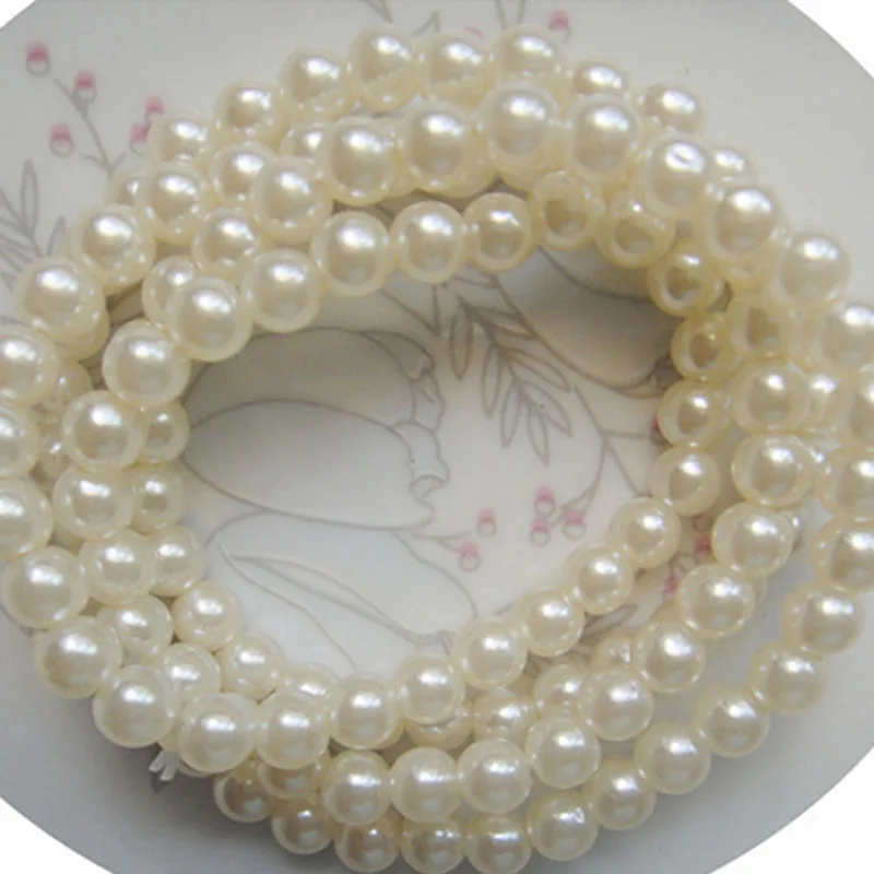 2016New 50Pcs 4Row Pearl  Napkin Ring for Wedding Decoration Party Favor Adornment KM194 enlarge