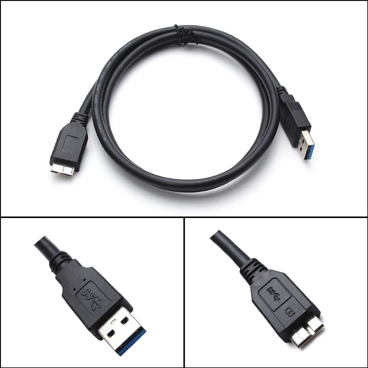Адаптер LEORY 3 фута/1 м USB 0 стандартный тип А штекер Micro B фотоадаптер 5