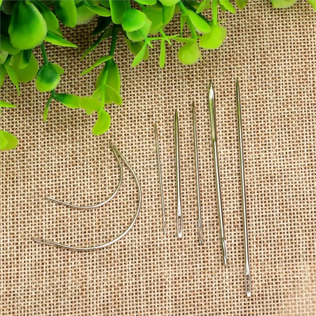 Оригинальный Hicello 7 шт./компл. ручной ремонт обивки Швейные иглы Ремесло кожаный