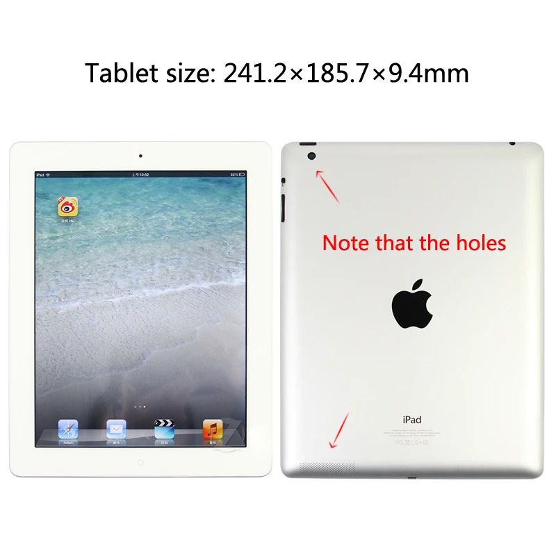 Чехол для iPad 2 3 4 роскошный Магнитный Модный чехол-книжка из искусственной кожи с