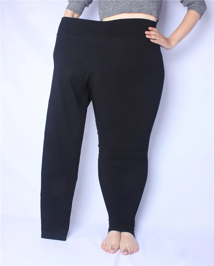 Леггинсы размера плюс 5XL, женские черные сексуальные обтягивающие леггинсы с высокой талией и эффектом пуш-ап, женские Стрейчевые леггинсы для фитнеса, узкие брюки