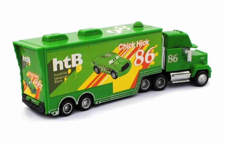 Disney «Тачки» Мак дядя& NO 43 King № 95 Lightning McQueen металл литья под давлением игрушечный автомобиль 1:55 Свободные Новое